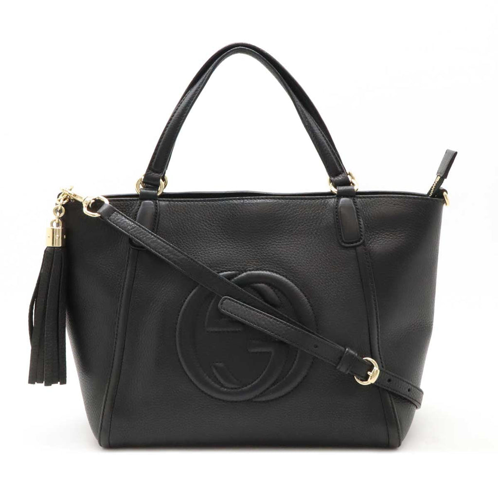 Gucci Soho Interlocking G Leather 2way Bag