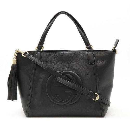 Gucci Soho Interlocking G Leather 2way Bag