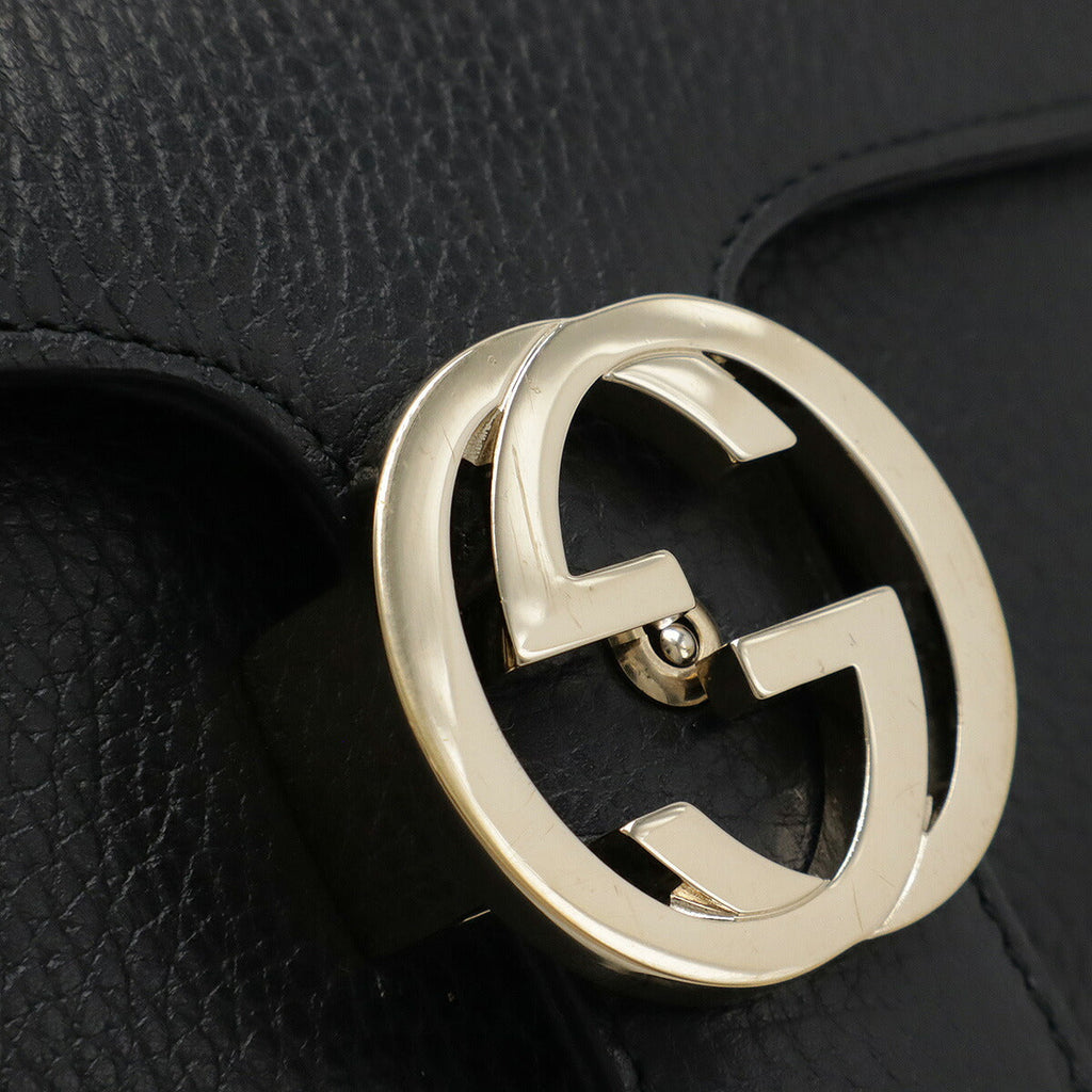 Gucci Interlocking G Leather 2way Shoulder Bag