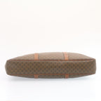 CELINE Macadam Canvas Hand Bag PVC Leather Brown  22577