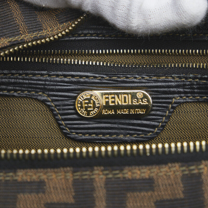 Fendi Zucca Canvas Boston Bag - '10s