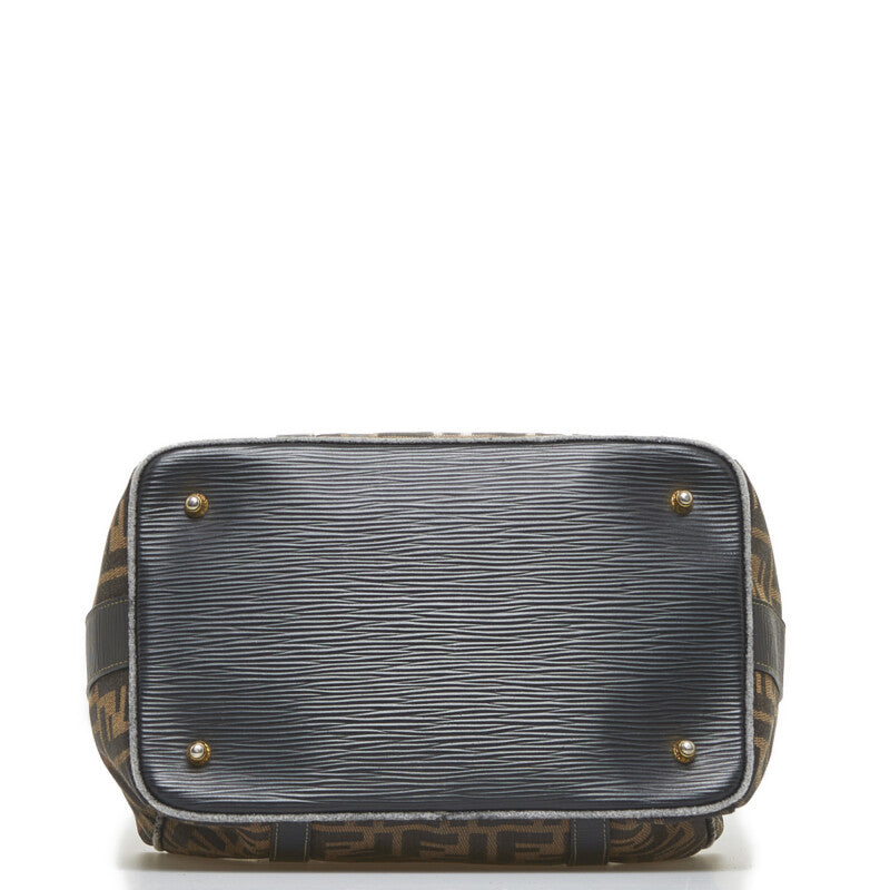 Fendi Zucca Canvas Boston Bag - '10s