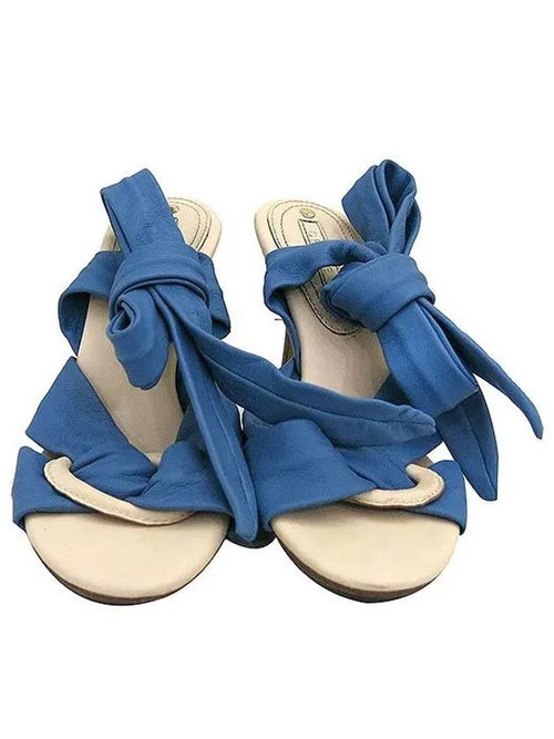 CELINE Smith Market used luxury goods open toe sandals women s shoes