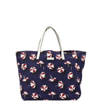Gucci Umbrella Canvas Leather Tote Bag
