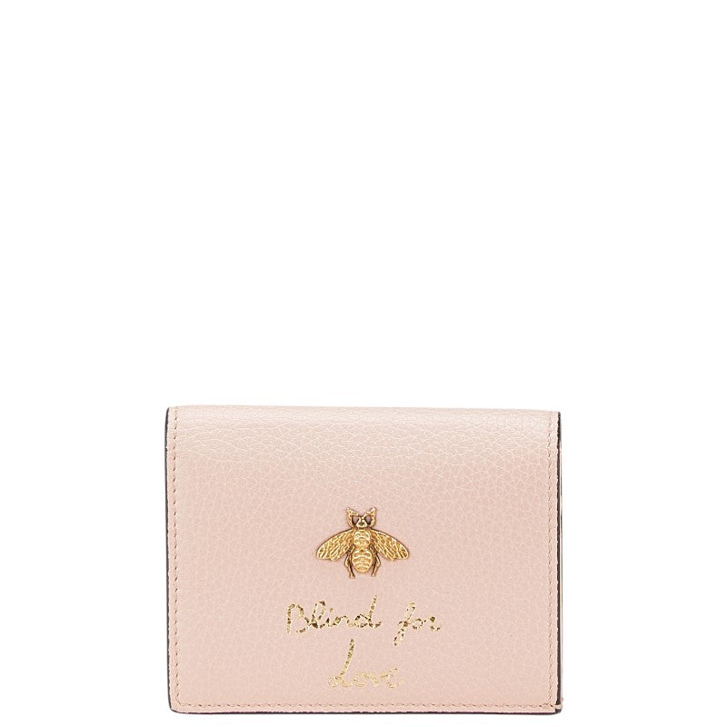 Gucci Animalié Bee Leather Wallet