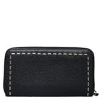 Fendi Leather Selleria Zip-Around Long Wallet 7M0210