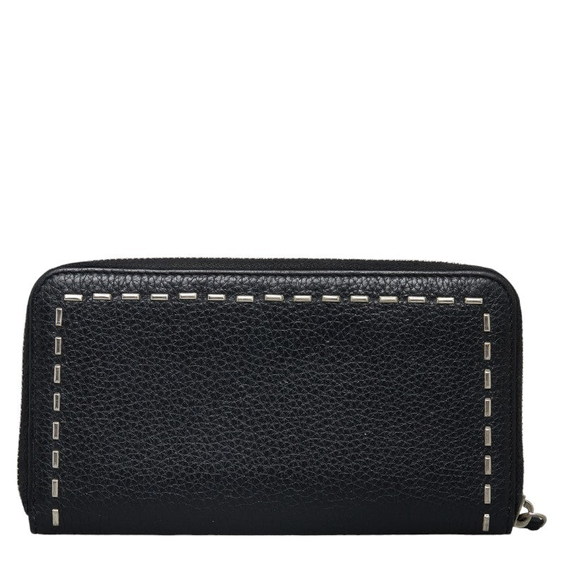 Fendi Leather Selleria Zip-Around Long Wallet 7M0210