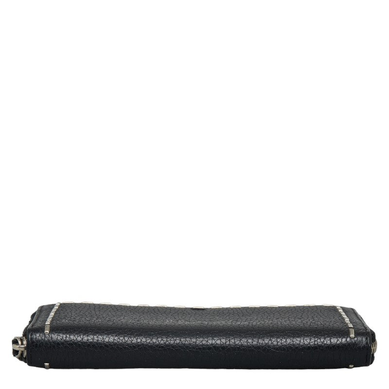 Fendi Leather Selleria Zip-Around Long Wallet 7M0210