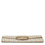 Fendi Zucchino Long Wallet Beige PVC Leather