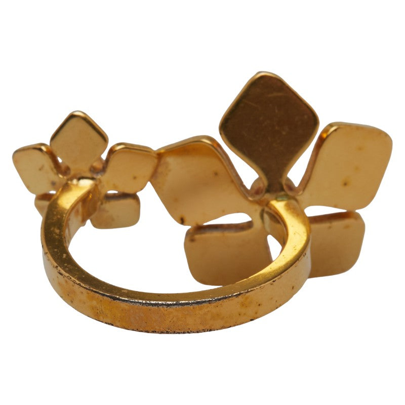 Fendi Flower Blossom Ring MV4614 Gold Pink