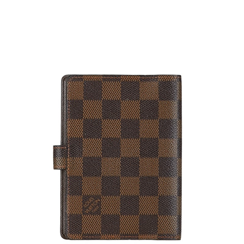 Louis Vuitton Damier Agenda PM Notebook Cover PVC Leather R20700