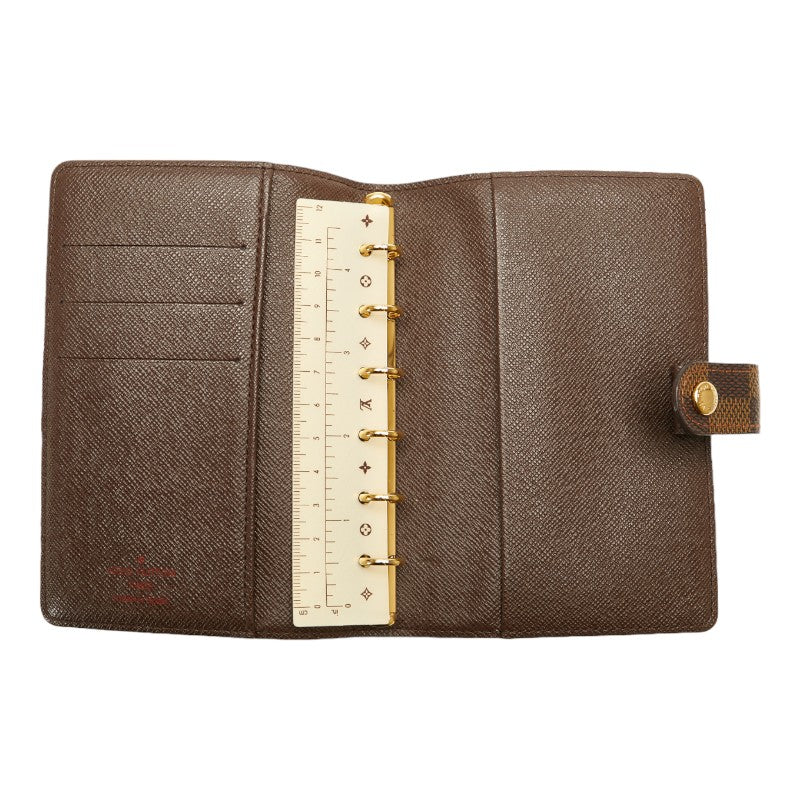 Louis Vuitton Damier Agenda PM Notebook Cover PVC Leather R20700