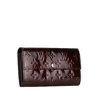 Louis Vuitton Monogram Vernis Sarah Wallet M93524 Patent Leather in New Condition