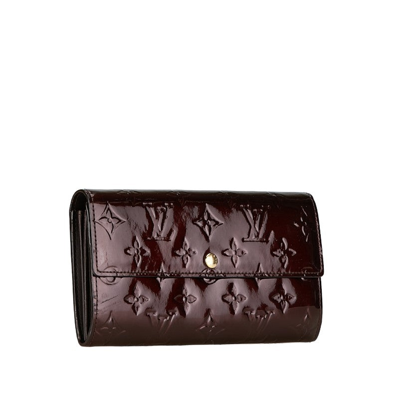 Louis Vuitton Monogram Vernis Sarah Wallet M93524 Patent Leather in New Condition