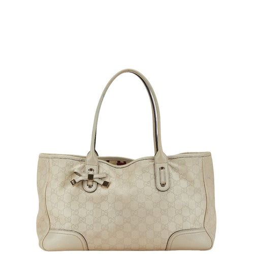 Gucci Princy Guccissima Canvas Leather Shoulder Bag