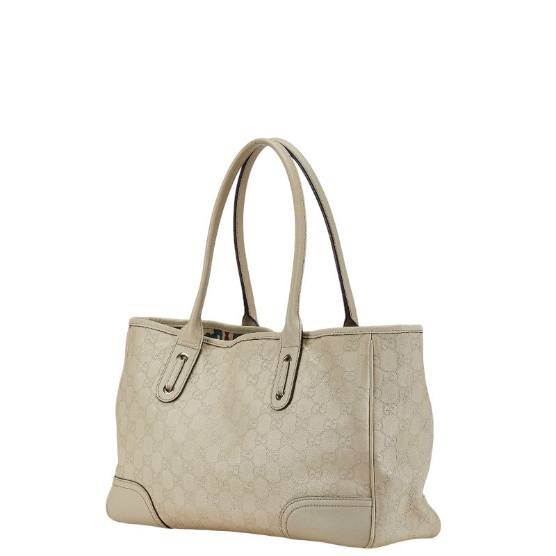 Gucci Princy Guccissima Canvas Leather Shoulder Bag