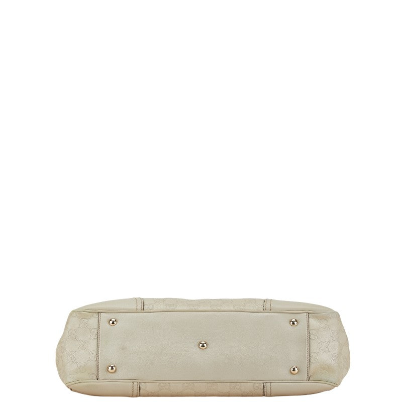 Gucci Princy Guccissima Canvas Leather Shoulder Bag