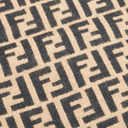 Fendi Cashmere Wool FF Logo Scarf FXT113