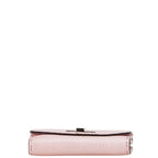 Fendi Selleria Peekaboo Bifold Wallet Pink Leather