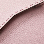 Fendi Selleria Peekaboo Bifold Wallet Pink Leather