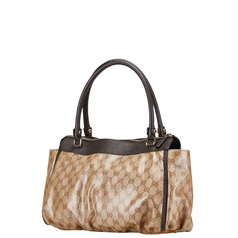 Gucci Abbey GG Crystal PVC Tote Bag