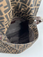 Fendi Mamma Baguette in Brown Zucca Canvas