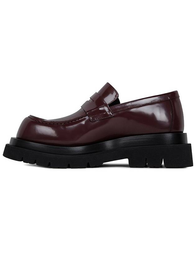 Bottega Veneta Lug Leather Loafers Jam