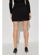 Balenciaga Balenciaga Wool Skirt, Women's, Black