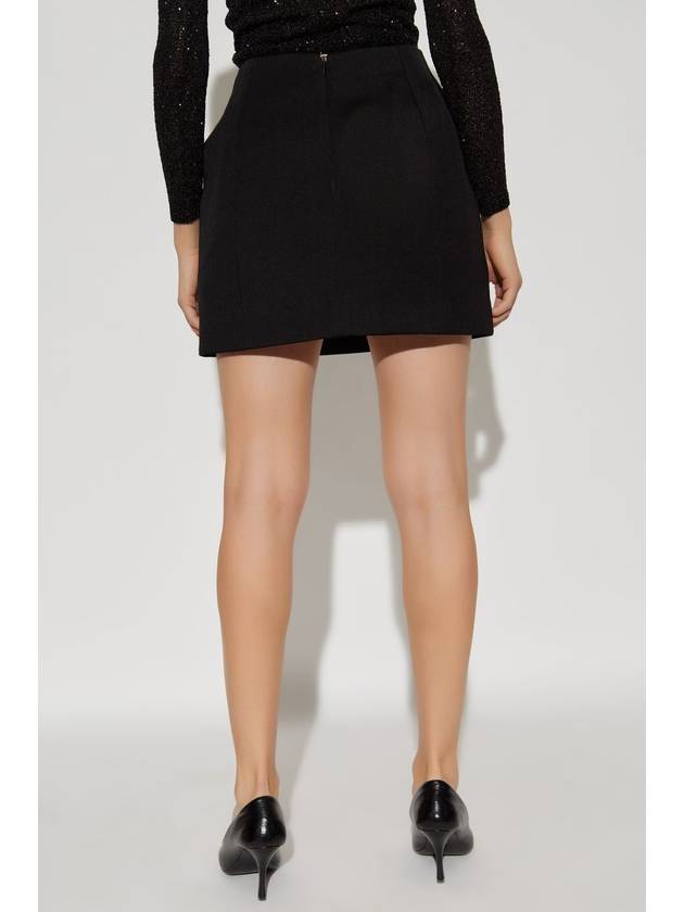 Balenciaga Balenciaga Wool Skirt, Women's, Black