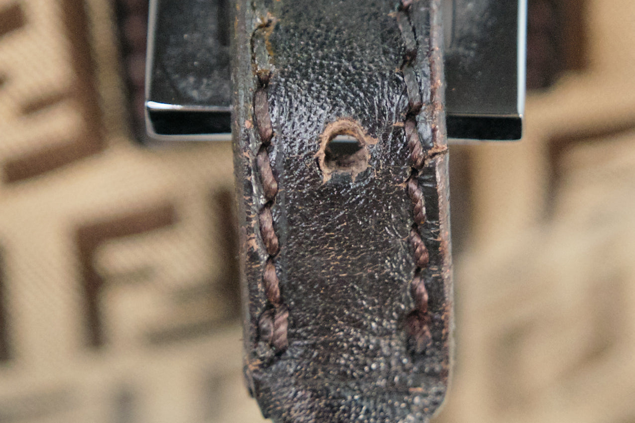 Fendi Zucchino Canvas Handbag - '10s