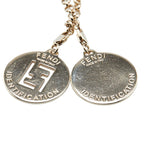 Fendi FF Logo Rhinestone Bracelet Gold