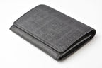 Fendi Coated Canvas Card/Coin Case Black