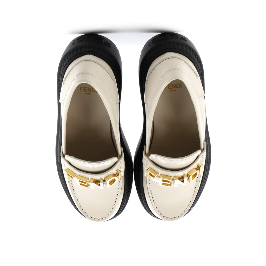 Women's Fendigraphy Lug Sole Loafers Leather