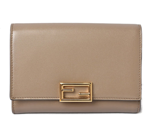 Fendi Leather Trifold Wallet Baguette 8M0419