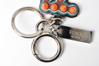 Fendi Rubber/Leather/Metal Keychain/Keyring/Bag Charm