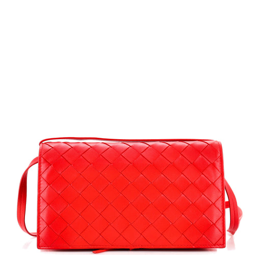 Bottega Veneta Tie Flap Crossbody Bag Intrecciato Nappa Mini