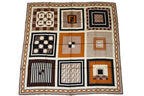 Fendi Silk Scarf Brown/Beige