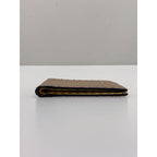 FENDI/Bifold Wallet/BEG/Leather/Plain/7M0193