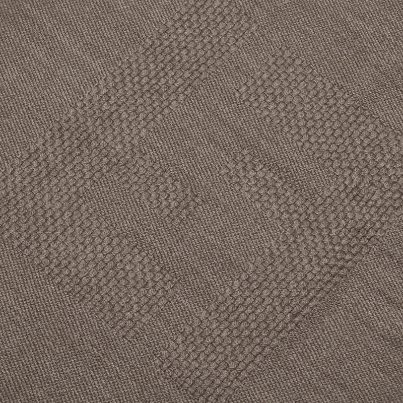 Fendi Wool FF Pattern Scarf Brown