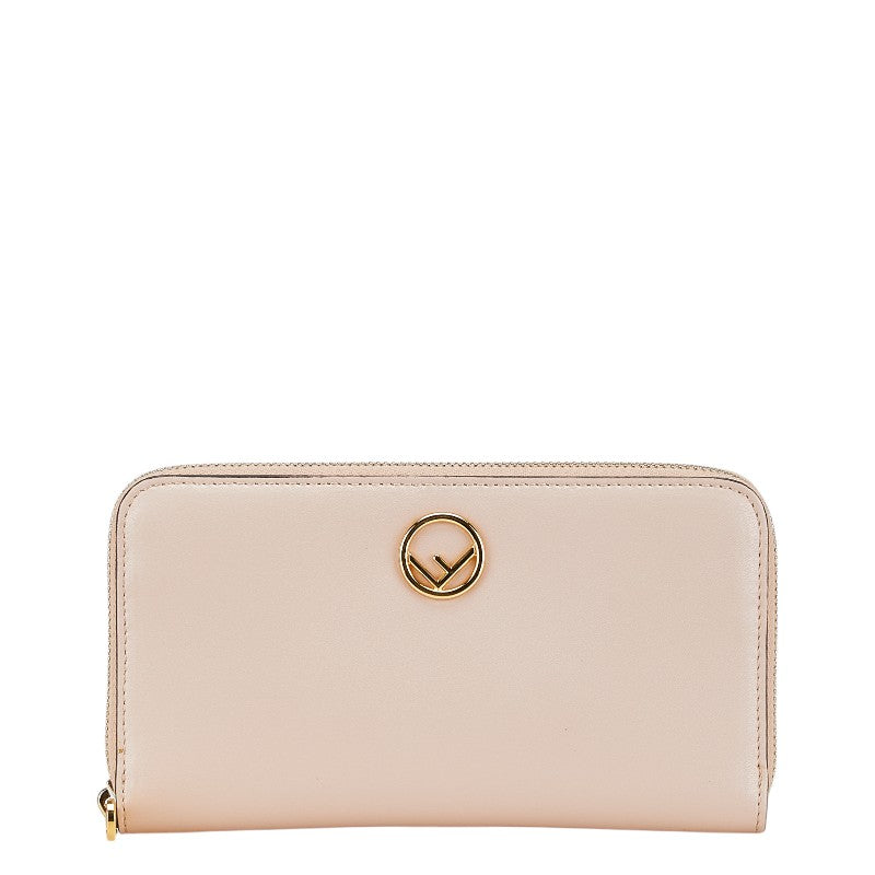 Fendi Leather Round Zip Wallet 8M0299