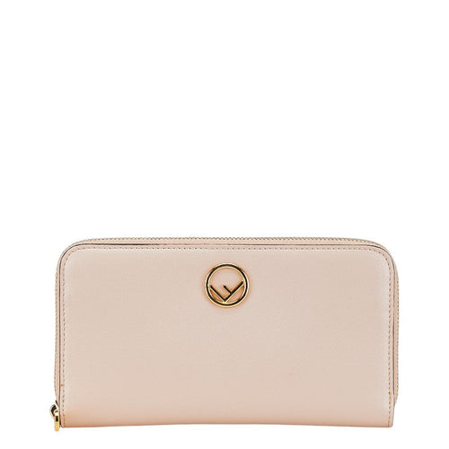 Fendi Leather Round Zip Wallet 8M0299
