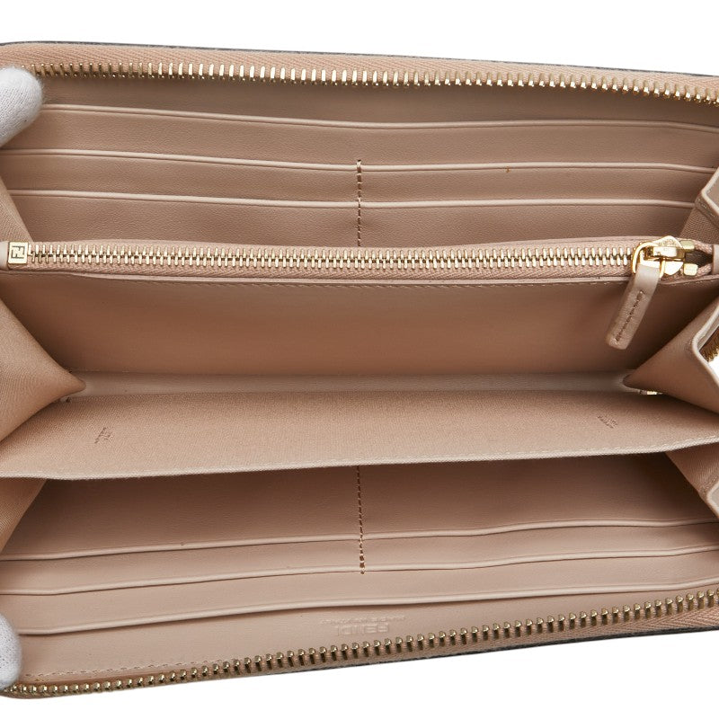 Fendi Leather Round Zip Wallet 8M0299