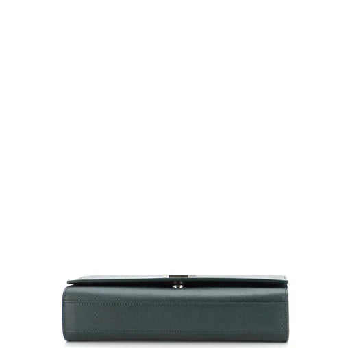 SAINT LAURENT - Classic Monogram Crossbody Bag Grainy Leather Medium