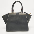 Fendi Black Leather Petite 3Jours Tote