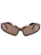 Balenciaga Eyewear Oversized Frame Sunglasses BB0314S