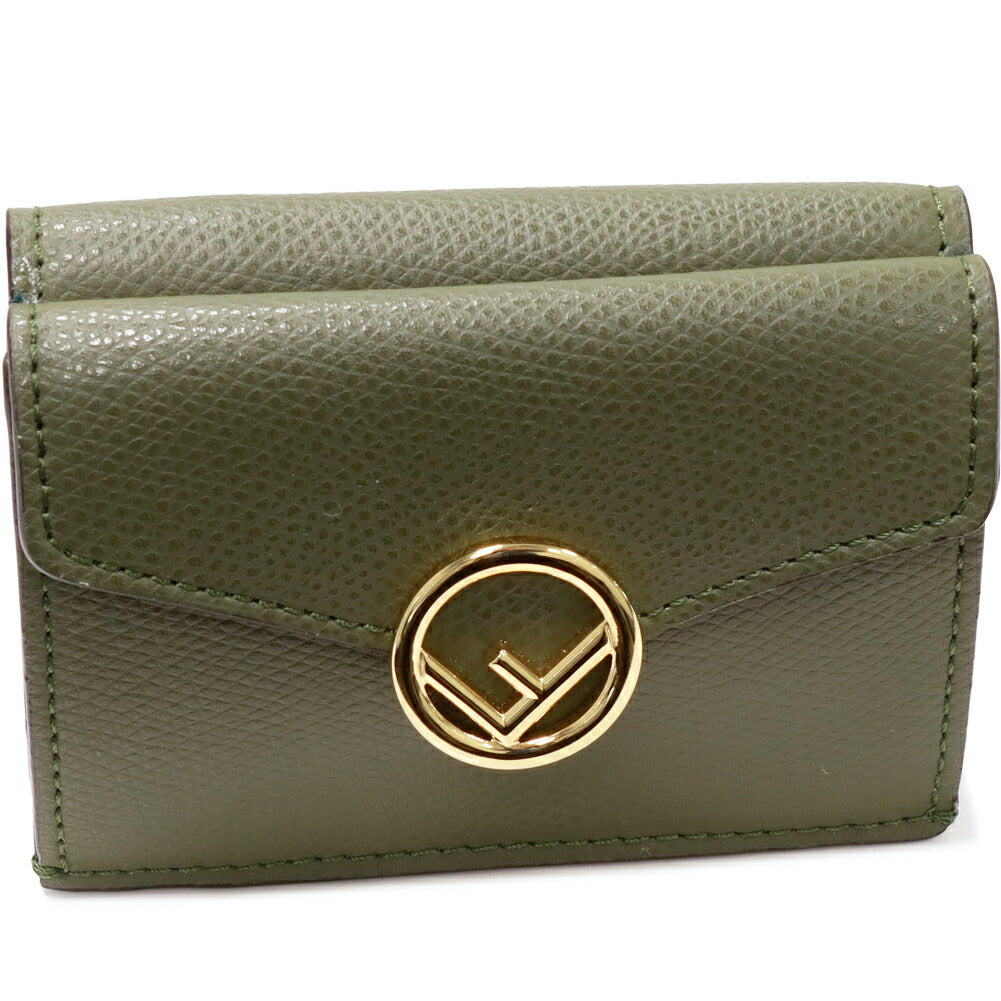 Fendi Calfskin Trifold Wallet with Coin Pocket 8M0395 A18B F14QC