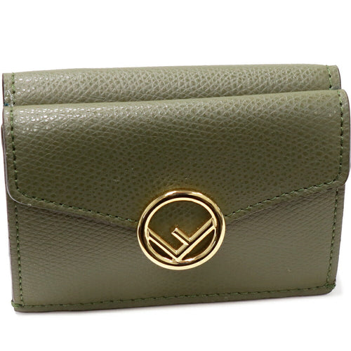 Fendi Calfskin Trifold Wallet with Coin Pocket 8M0395 A18B F14QC