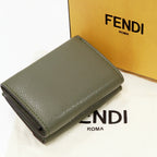 Fendi Calfskin Trifold Wallet with Coin Pocket 8M0395 A18B F14QC