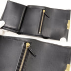 Fendi Calfskin Trifold Wallet with Coin Pocket
