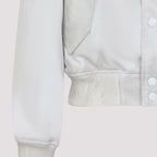 Balenciaga Shrunk Varsity Jacket Women